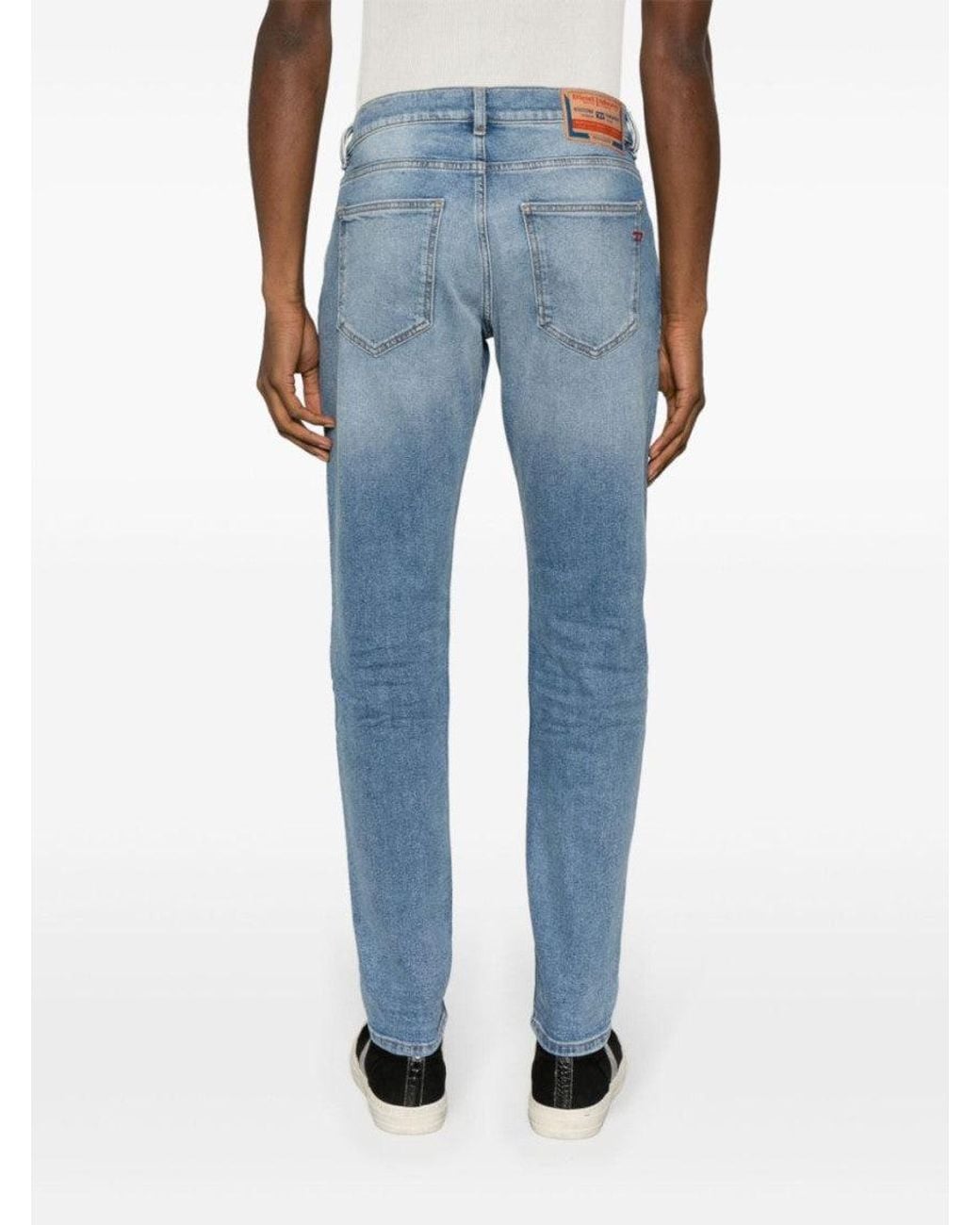DIESEL Blue Skinny Fit Jeans for men