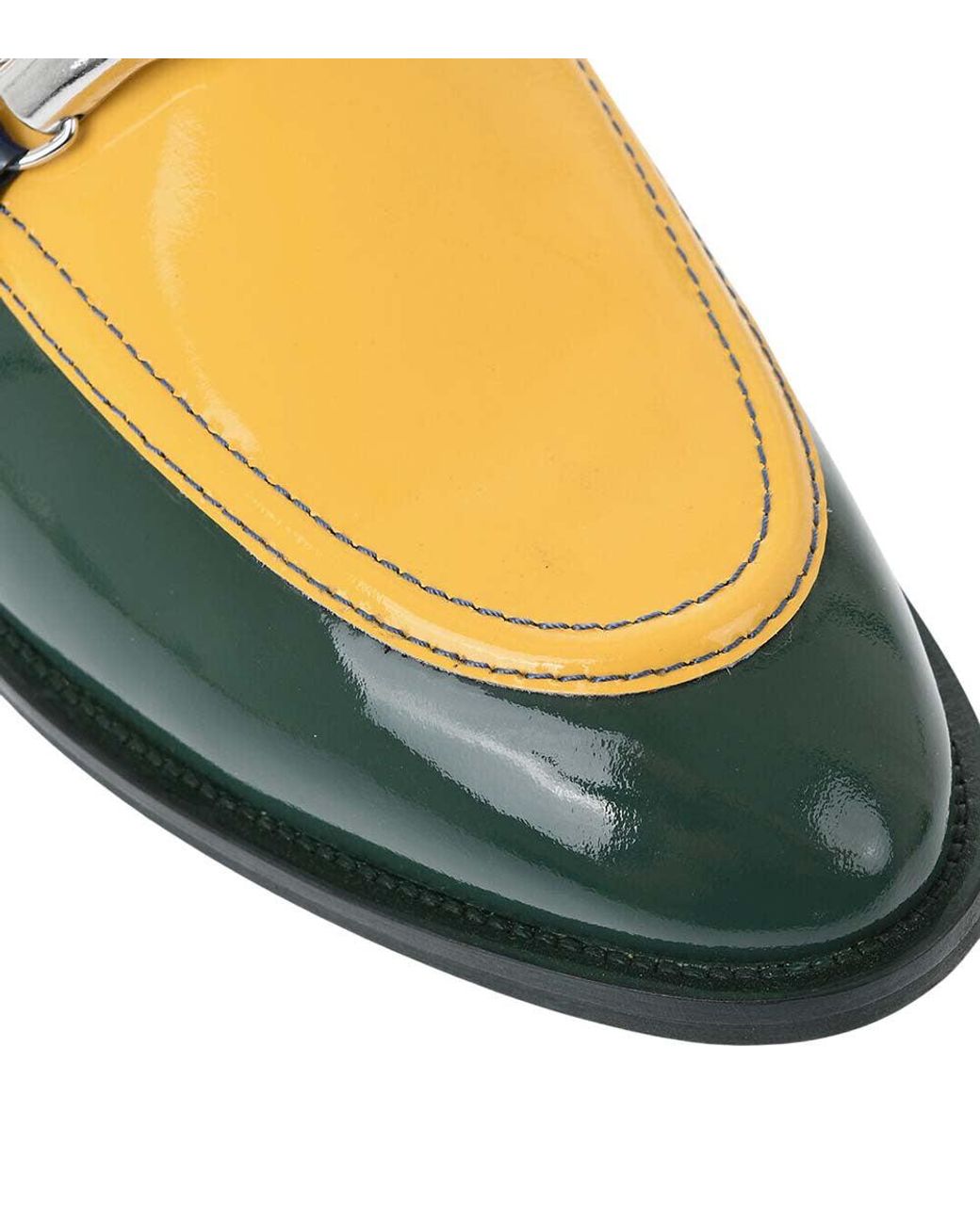 Casablanca Blue Multi Color Bamboo Loafers for men