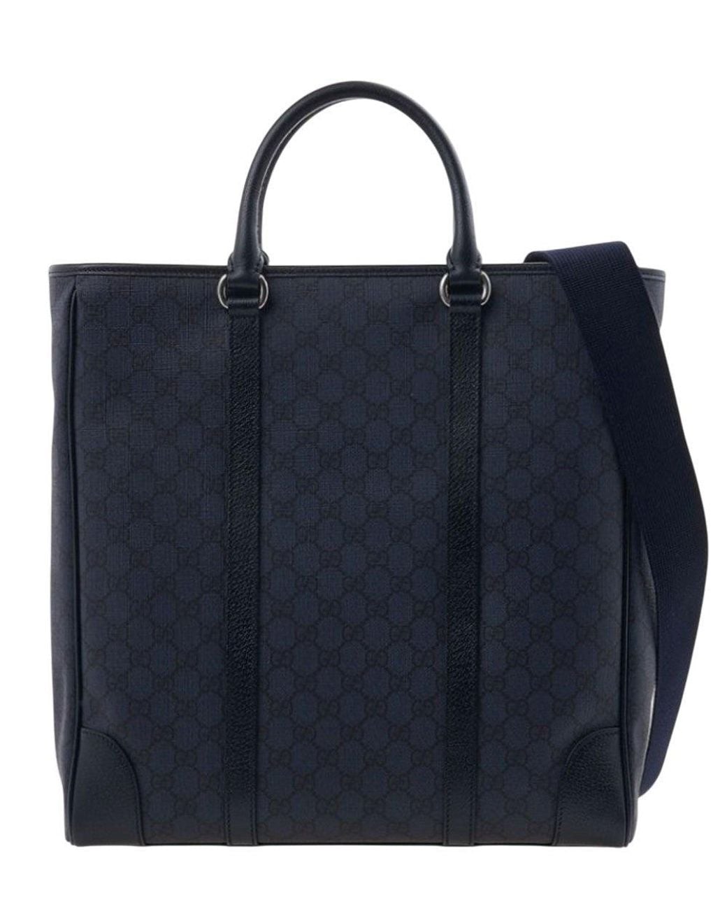 Gucci Blue Ophidia Top Zip Large Tote for men