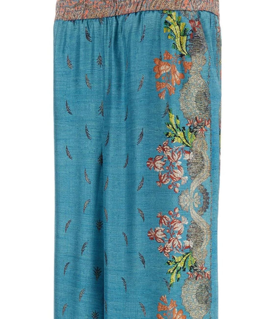 Pierre Louis Mascia Blue Sky Relaxed Printed Pant