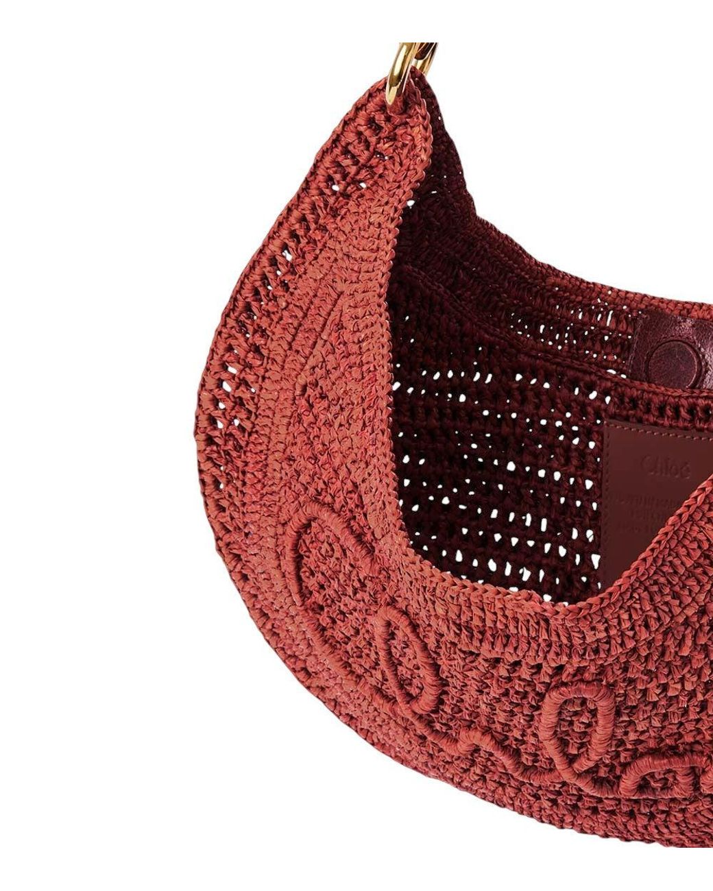 Chloé Red Ginger Summer Banana Large Hobo