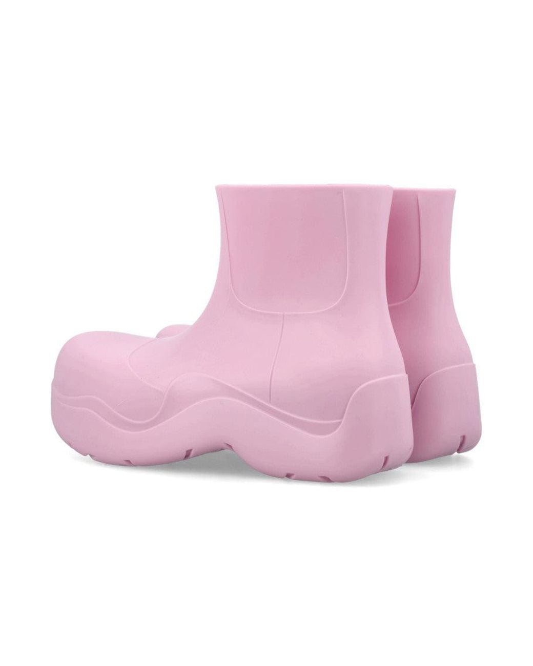 Bottega Veneta Pink Puddle Boots