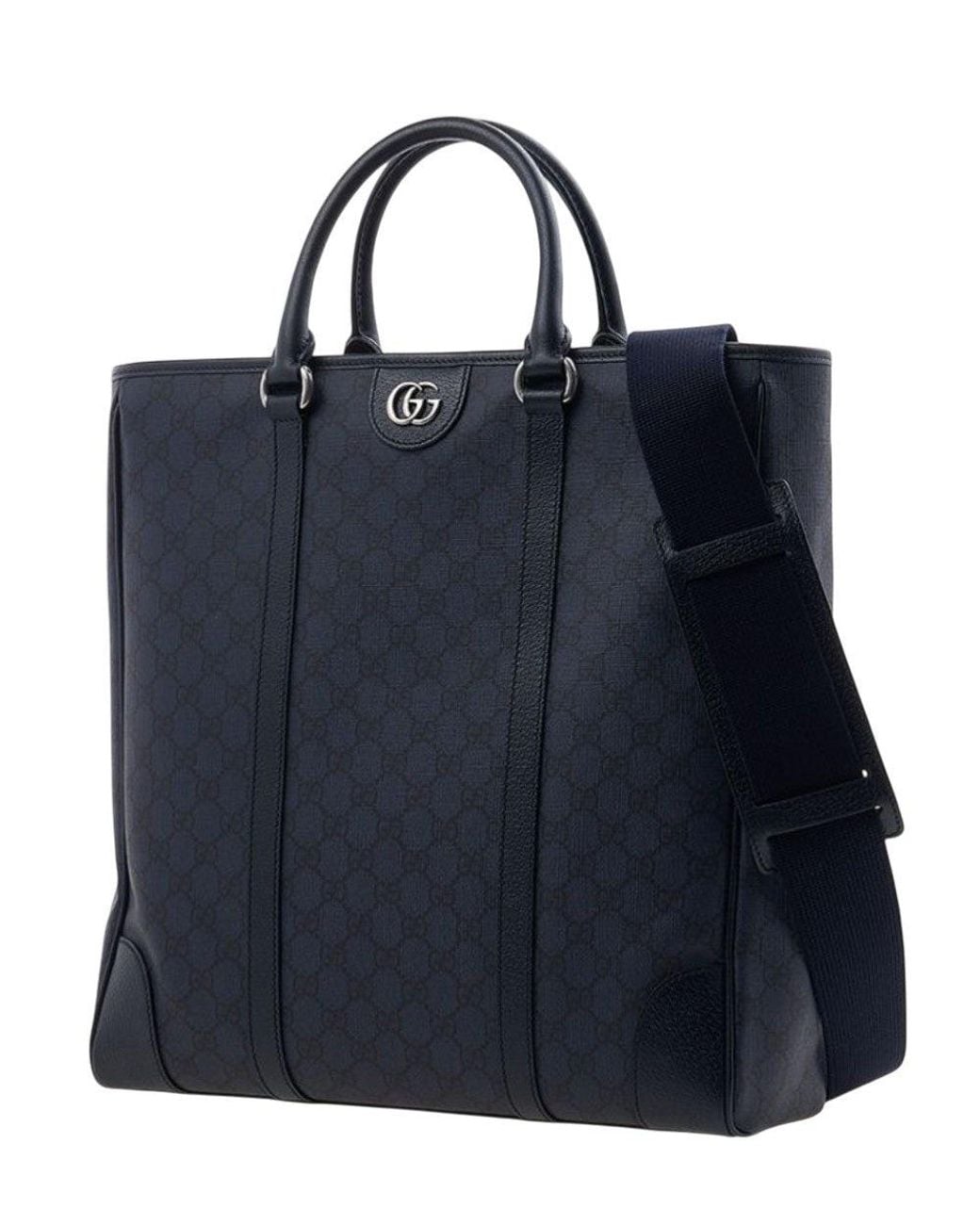 Gucci Blue Ophidia Top Zip Large Tote for men