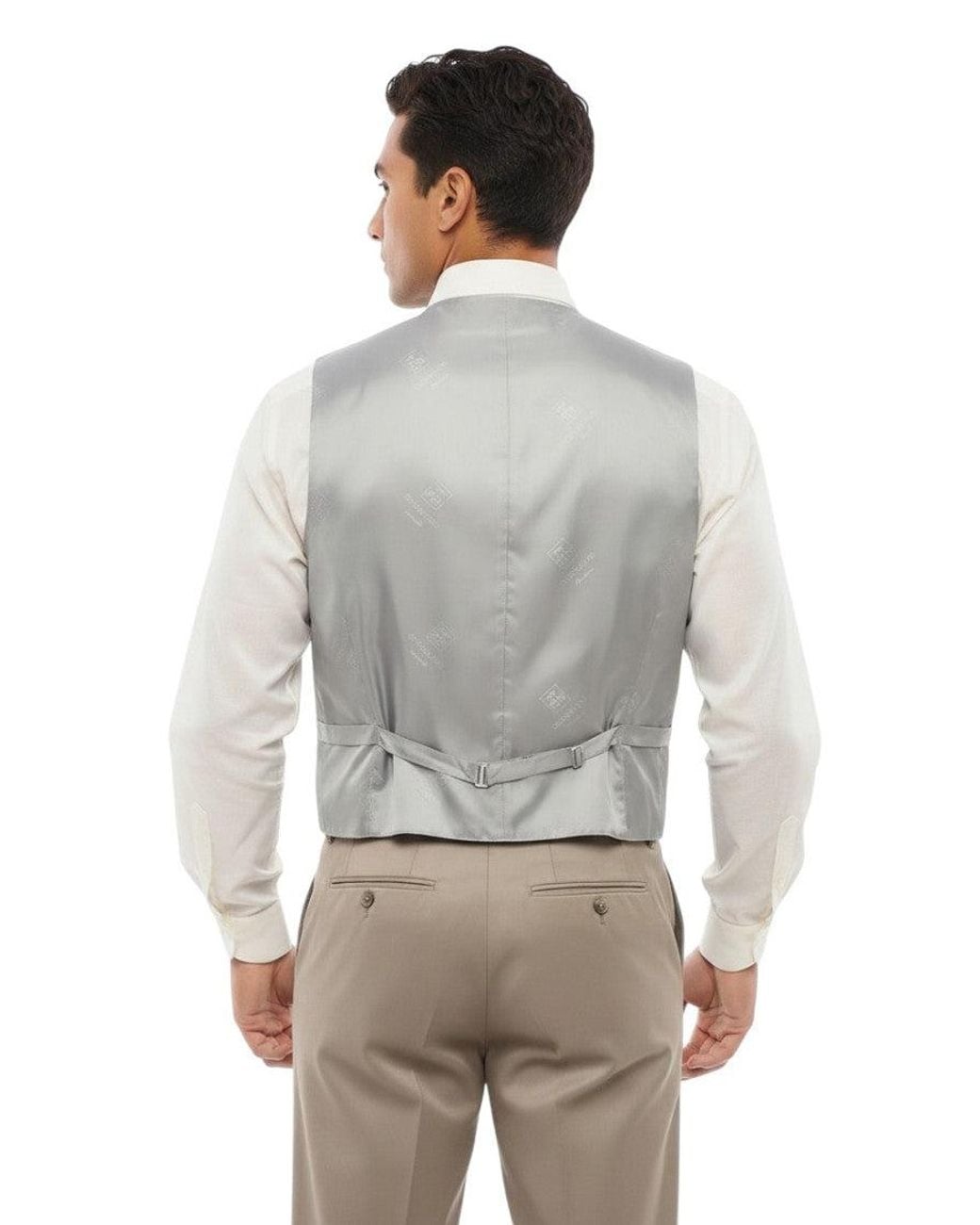 Corneliani White Light Five Button Waistcoat for men
