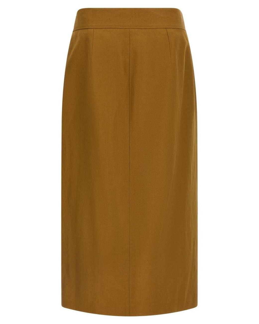 Alberto Biani Natural Wrap Skirt