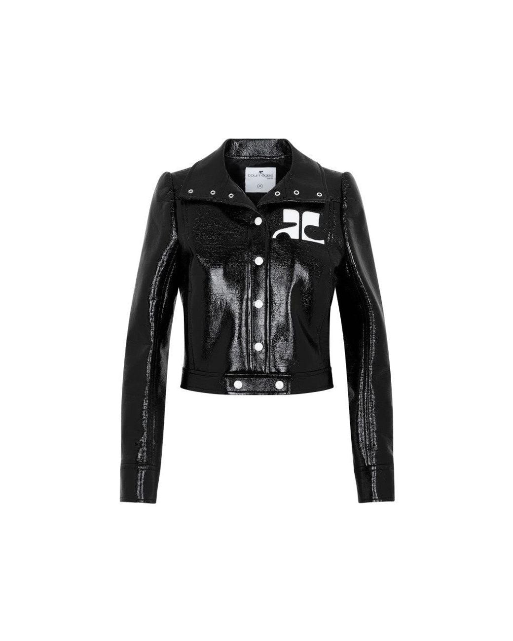 Courreges Black Logo Jacket