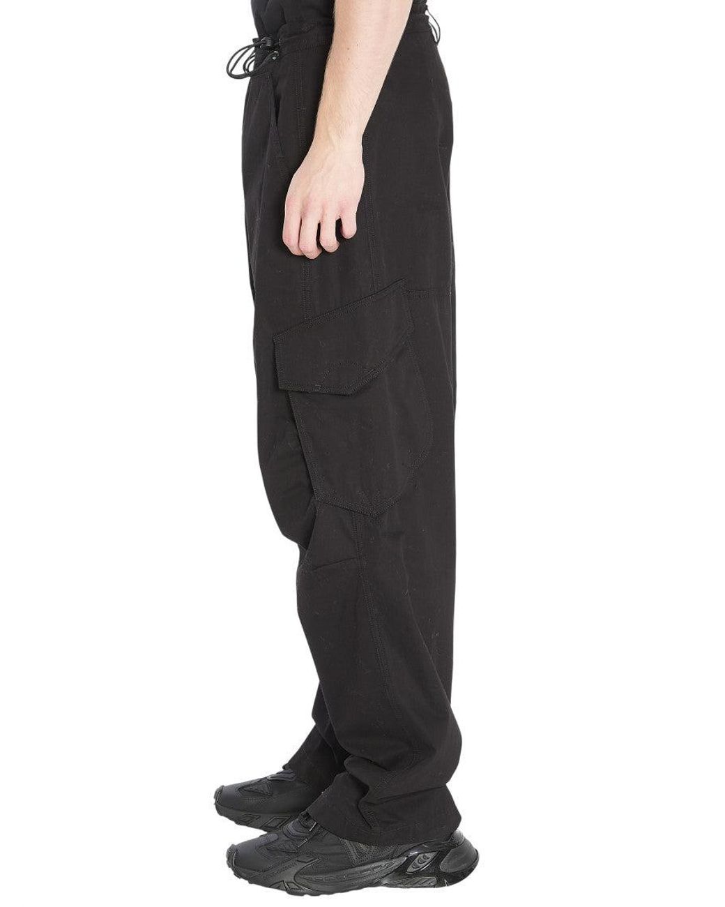 Dolce & Gabbana Black Relaxed Cargo Pants for men