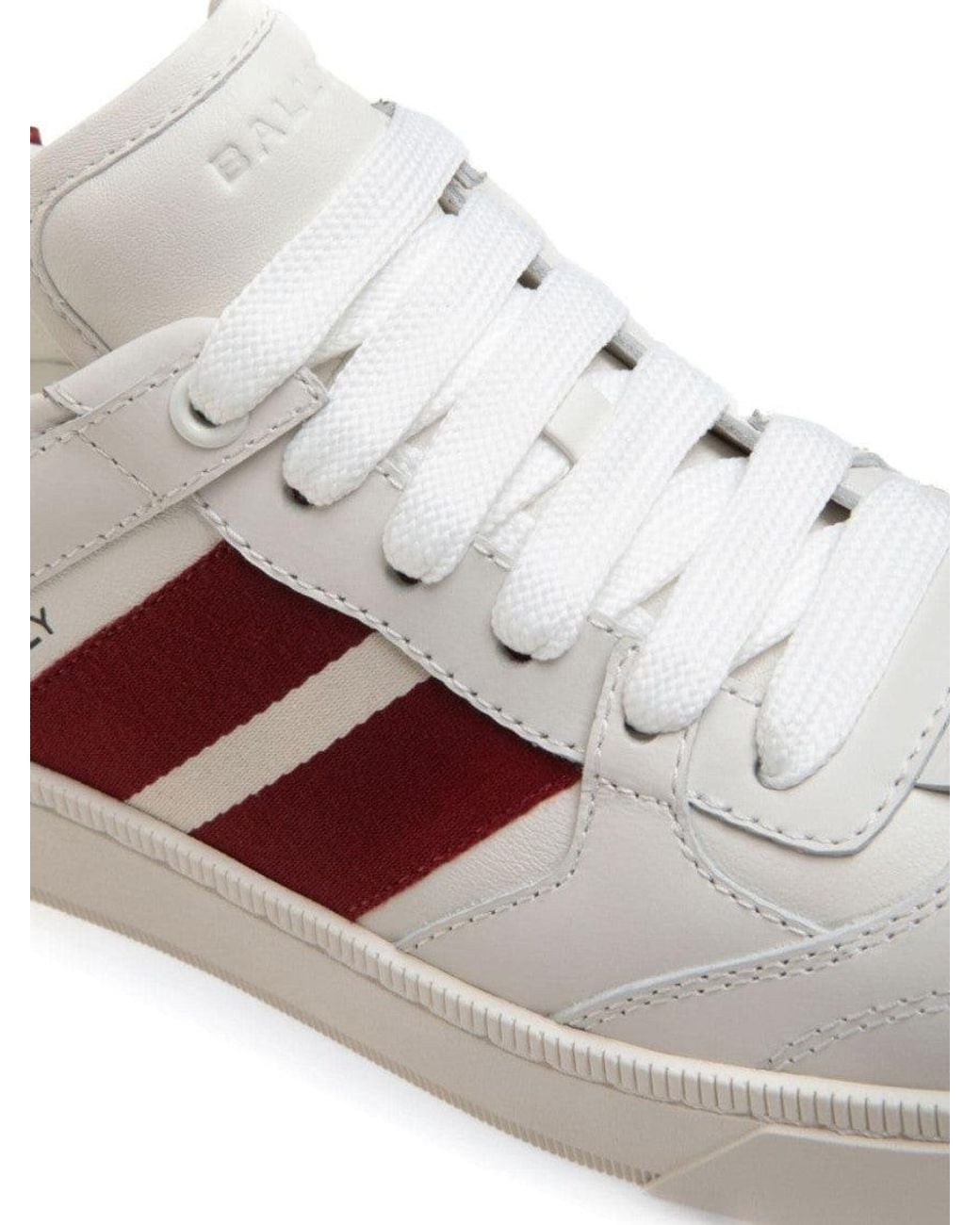 Bally Pink Leather Sneakers