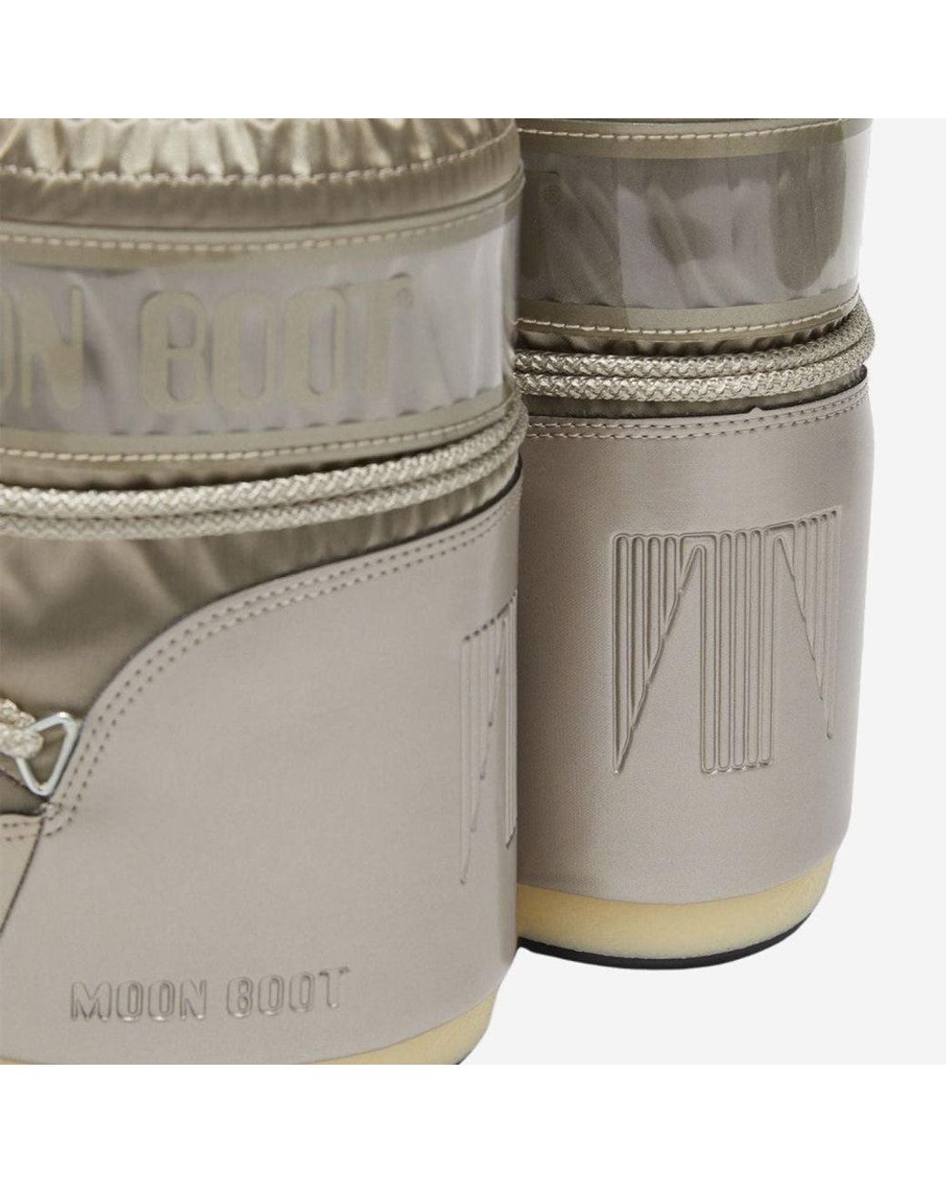 Moon Boot Natural Golden Logo Boots for men