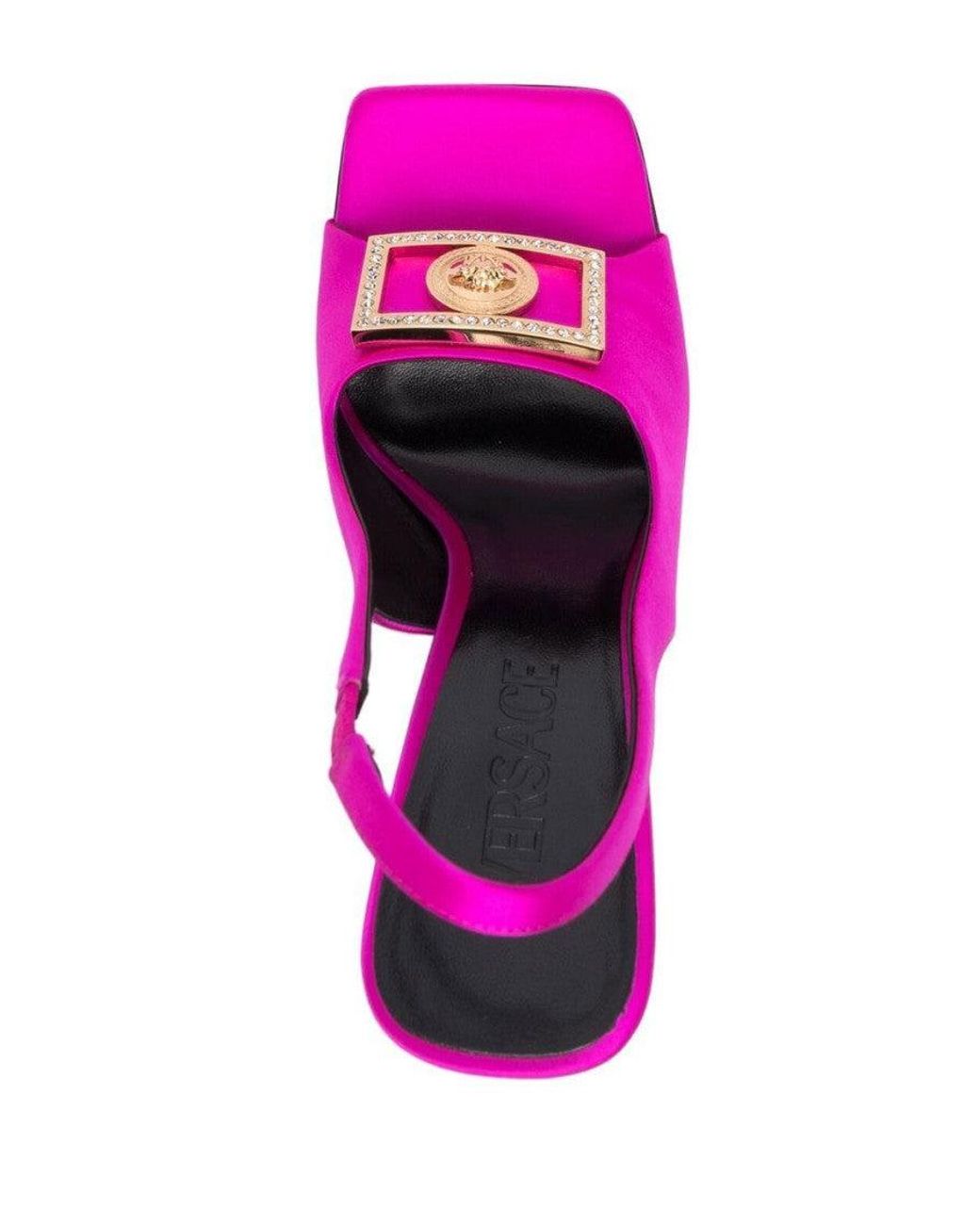 Versace Pink Fuchsia Slingback Heels
