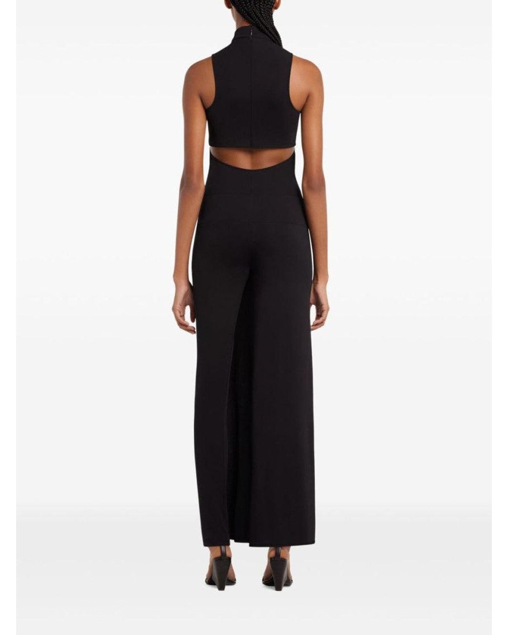 Courreges Black Inifinity Trousers