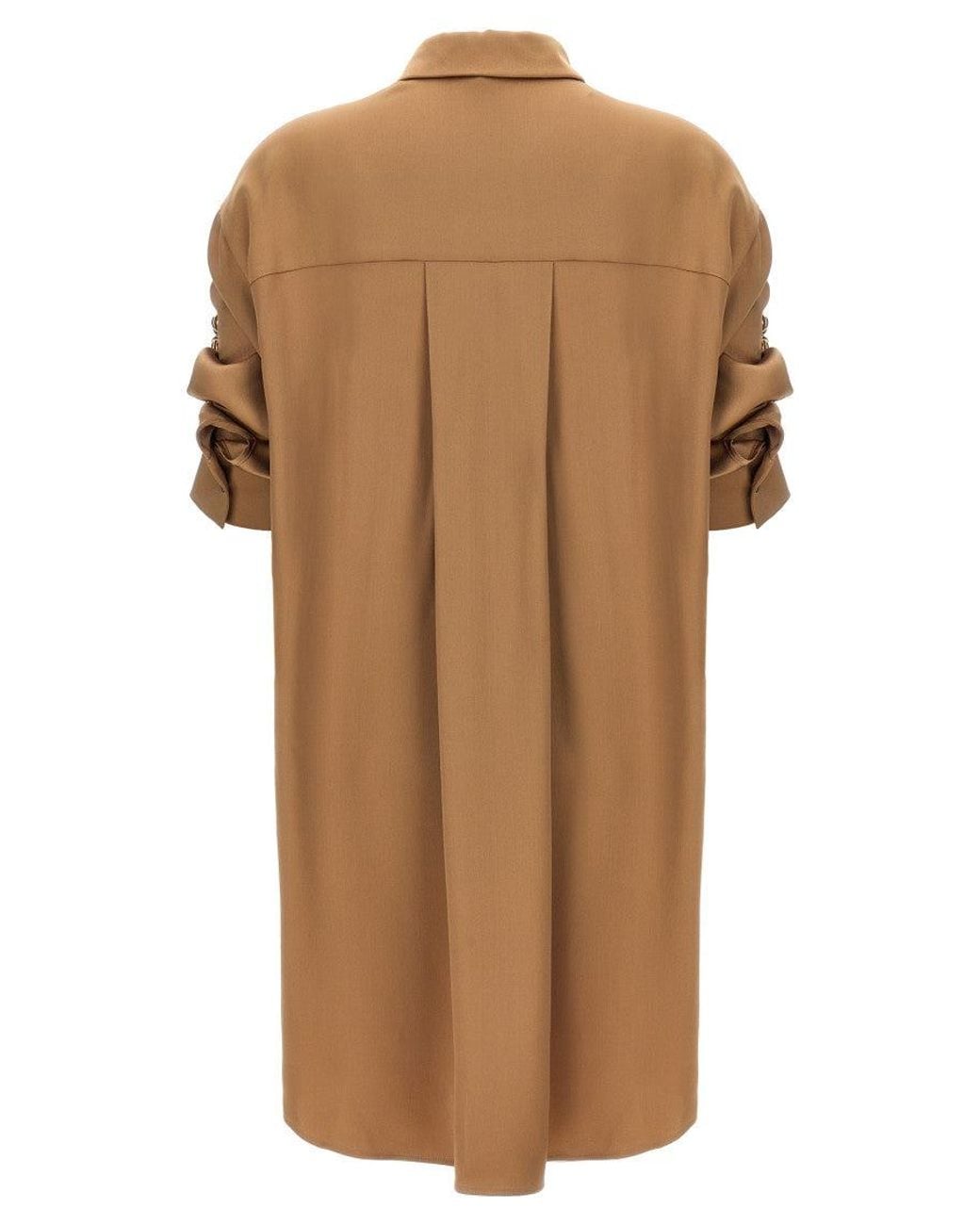 Loewe Brown Chain Chemisier Dress