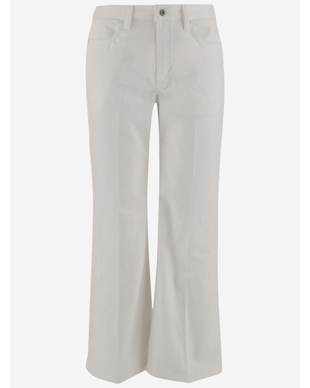 Jil Sander Gray Flared Jeans