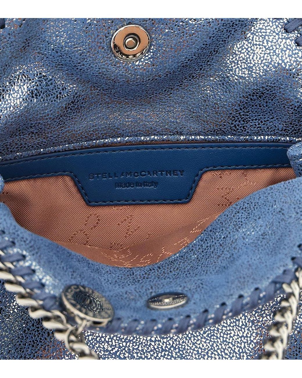 Stella McCartney Blue Falabella Tiny Tote