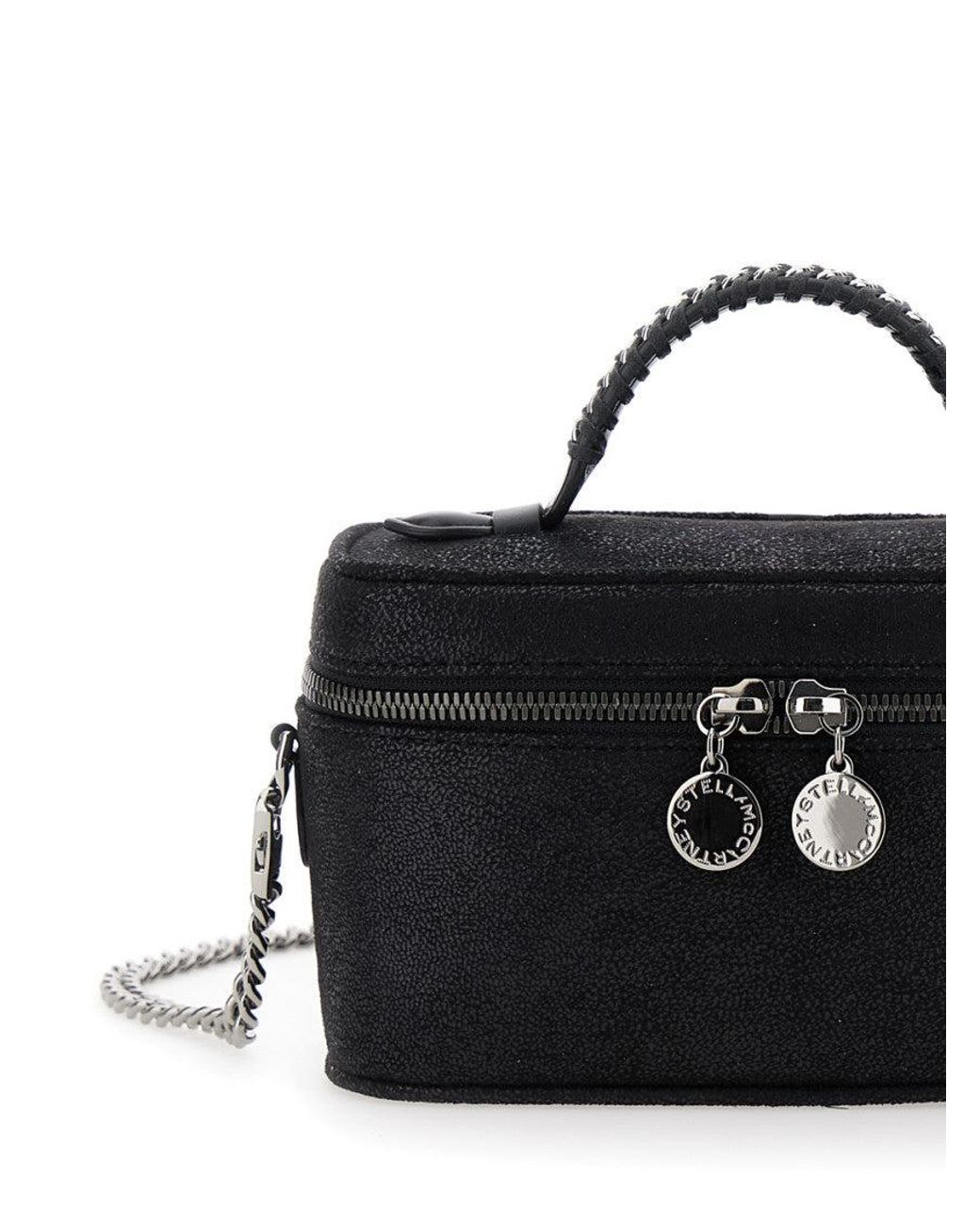 Stella McCartney Black Falabella Vanity Crossbody Bag