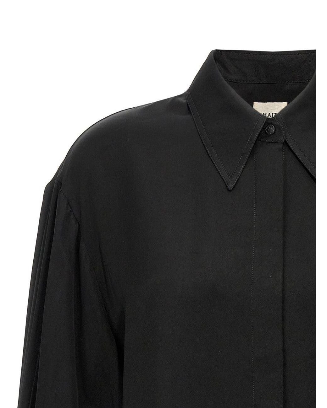 Khaite Black 'Bam' Shirt