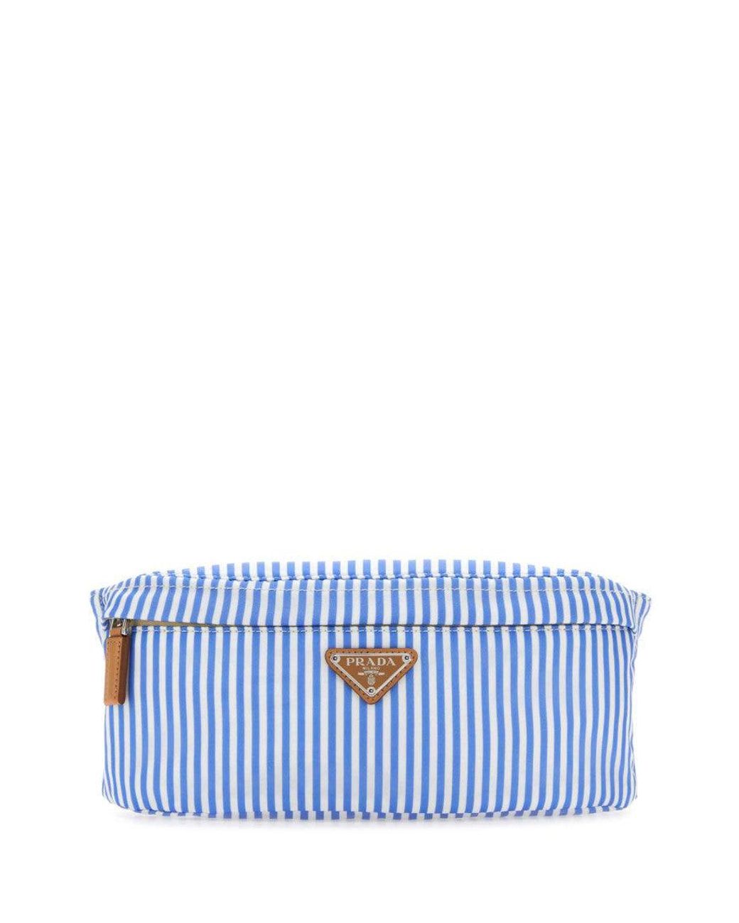 Prada Blue Light Re-Nylon Crossbody Bag for men