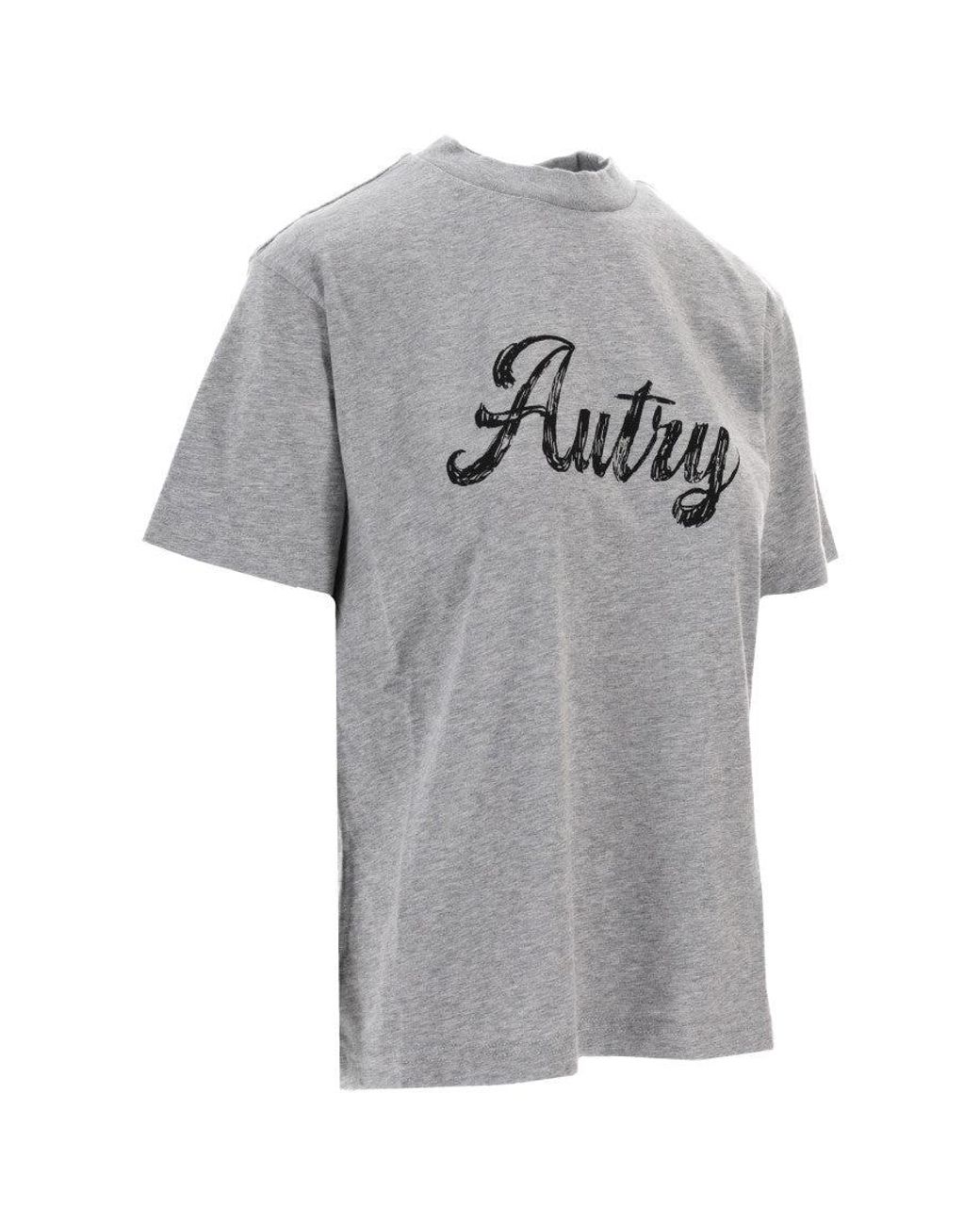 Autry Gray Logo T-Shirt