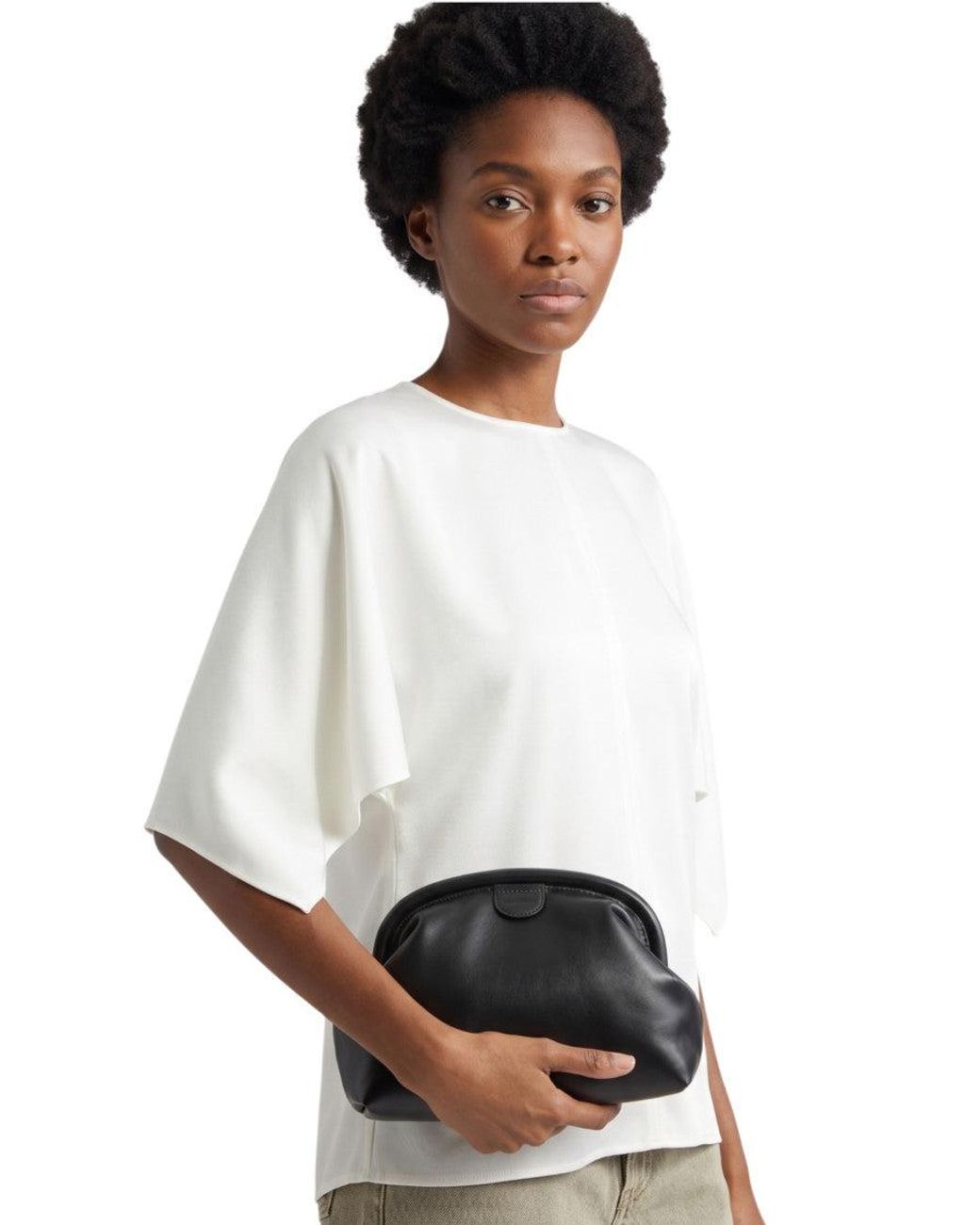 Stella McCartney Black Falabella Clutch