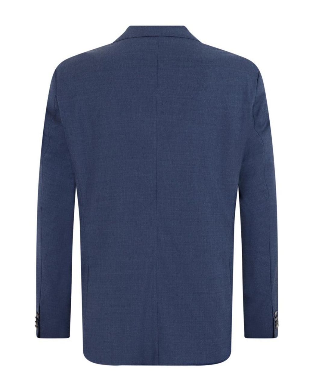 Boss Blue Single Breasted Blazer for men