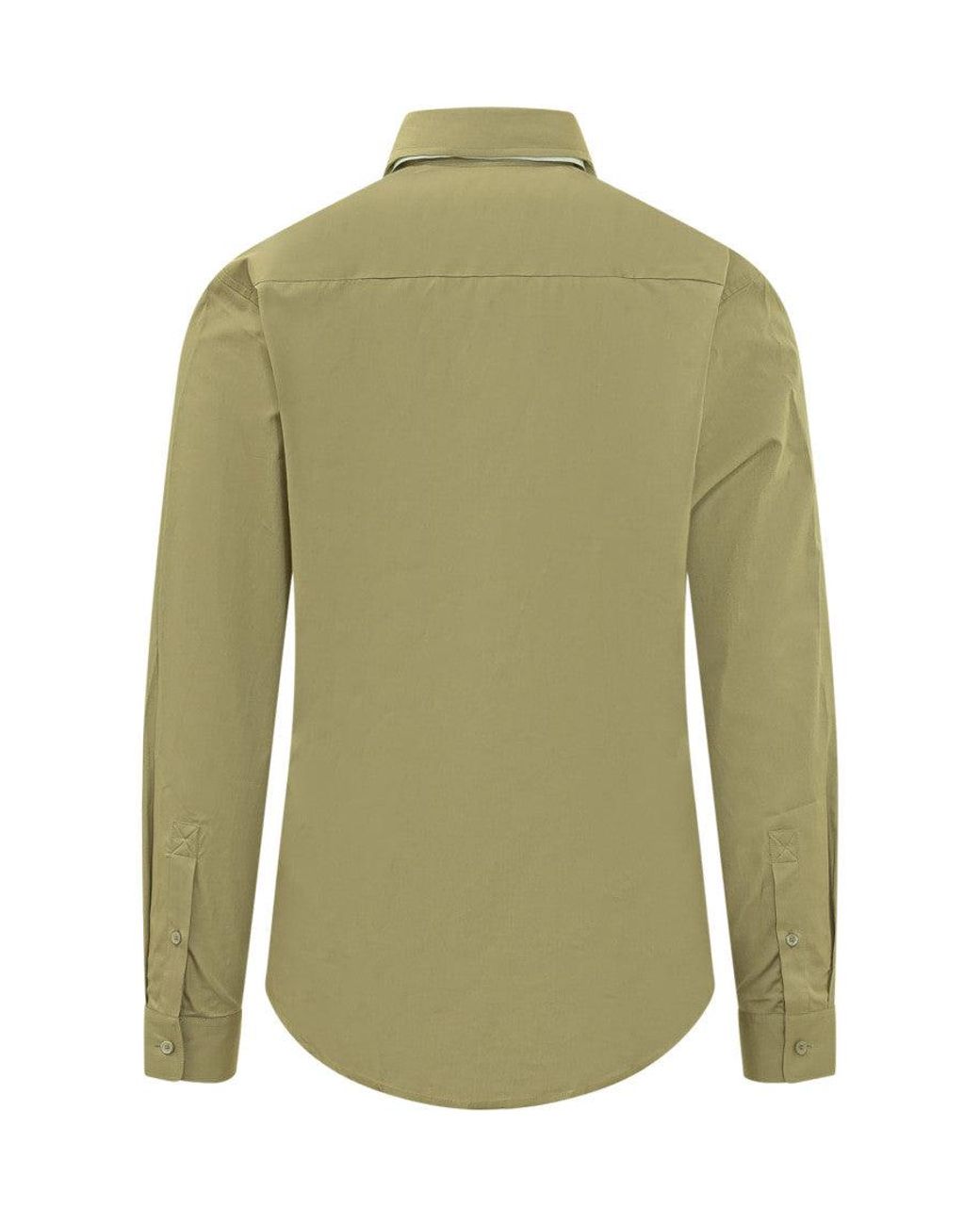 Burberry Green Regular Solid Shirt for men