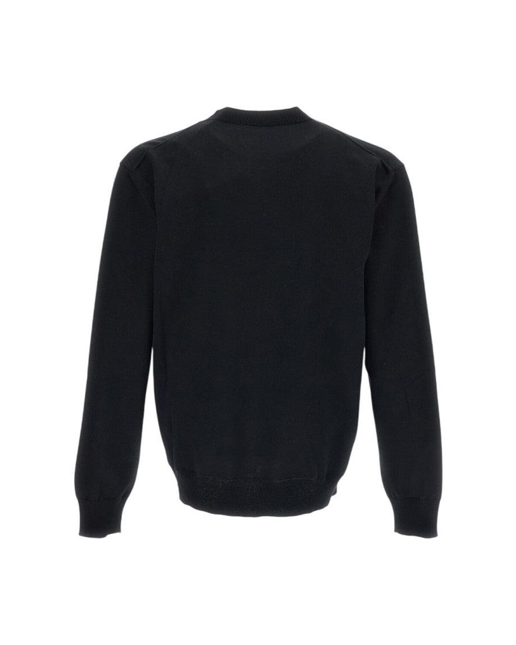 Givenchy Black Embellished Crewneck Sweater for men