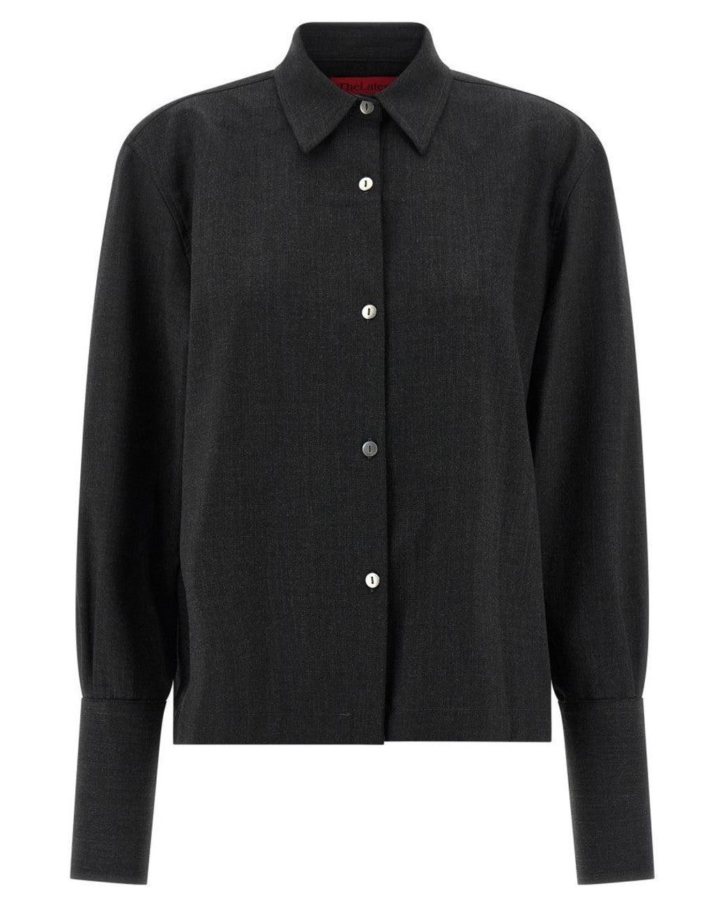 THE LATEST Black Mélange Shirt