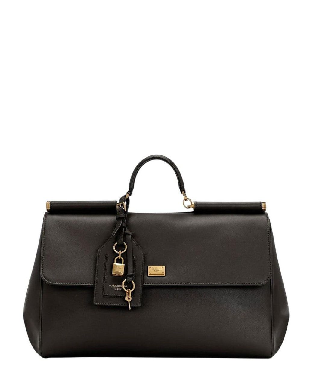 Dolce & Gabbana Black My Sicily Maxi Satchel