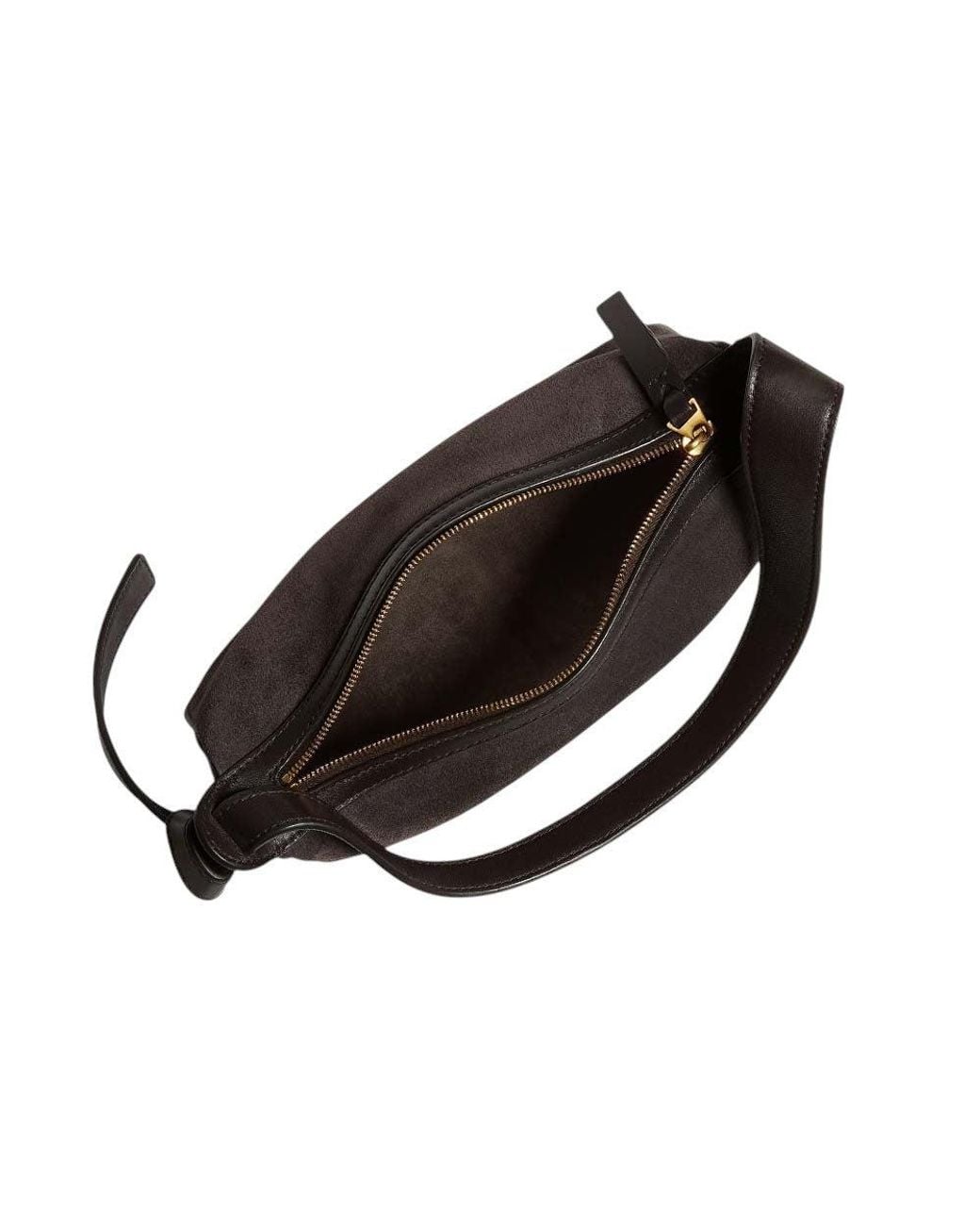 Bottega Veneta Brown Dark Nodo Small Shoulder Bag