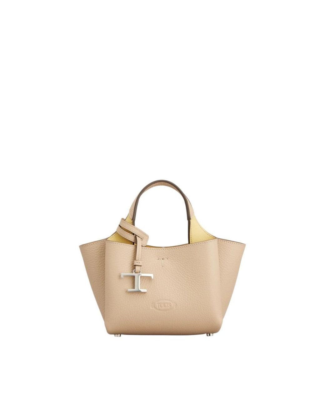 Tod's Natural Logo Micro Tote