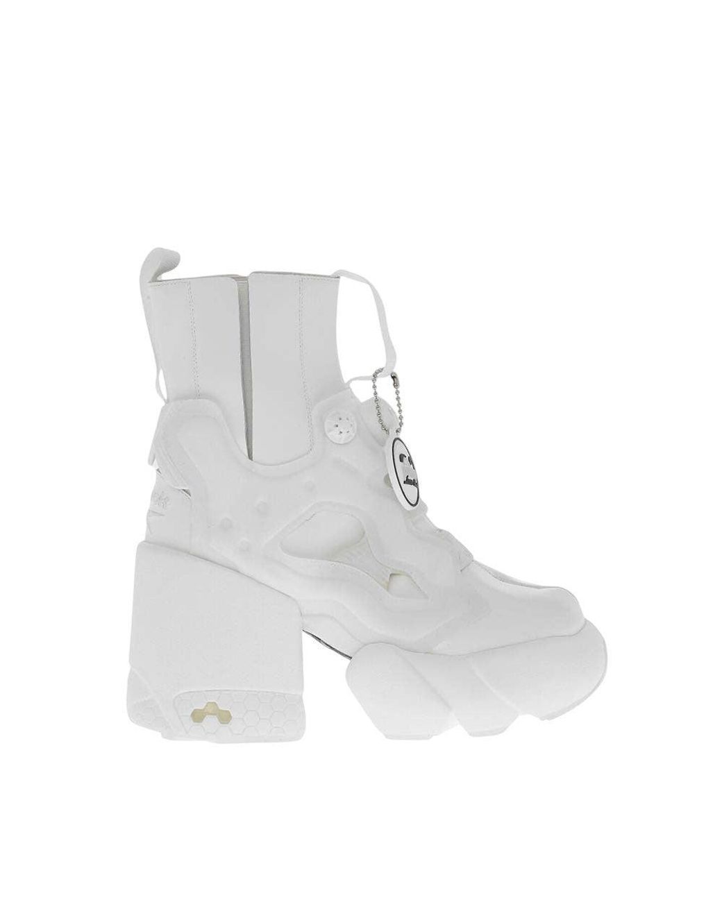 Maison Margiela White Ankle Boots