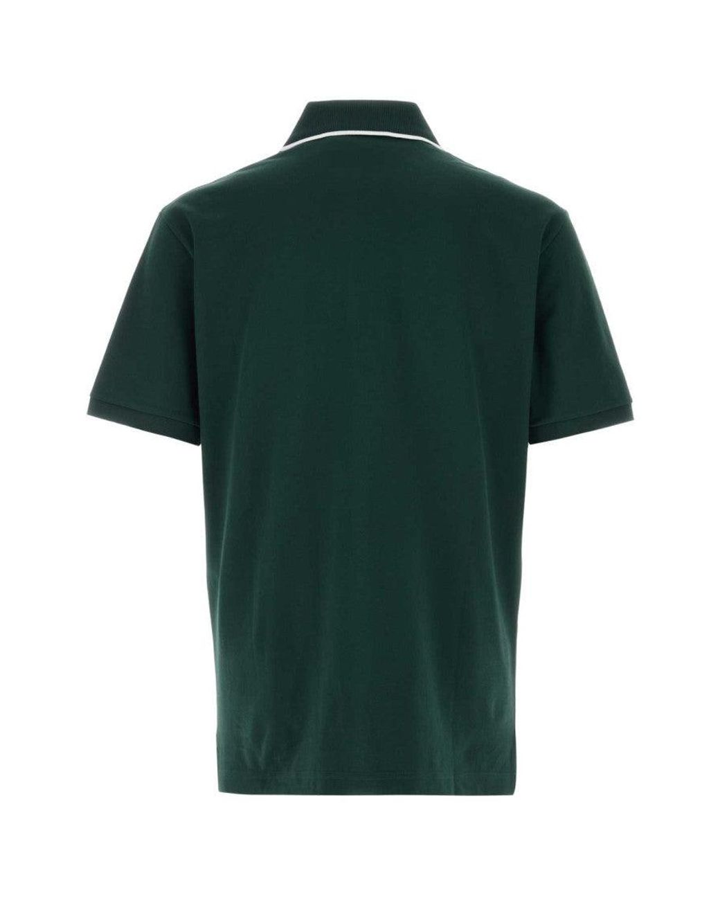 Gucci Green Bottle Embroidery Logo Polo for men