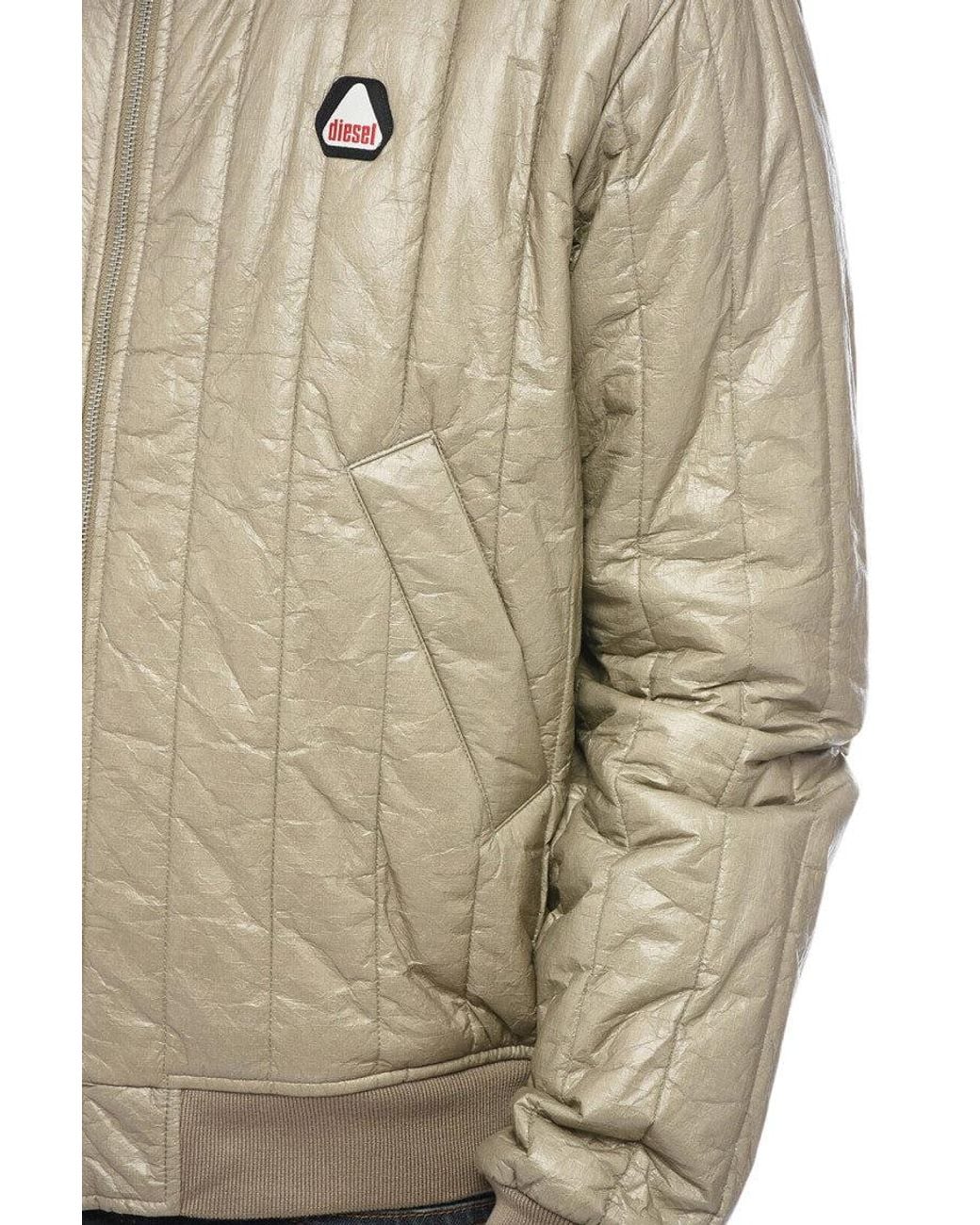 DIESEL Natural Band Collar Jacket for men