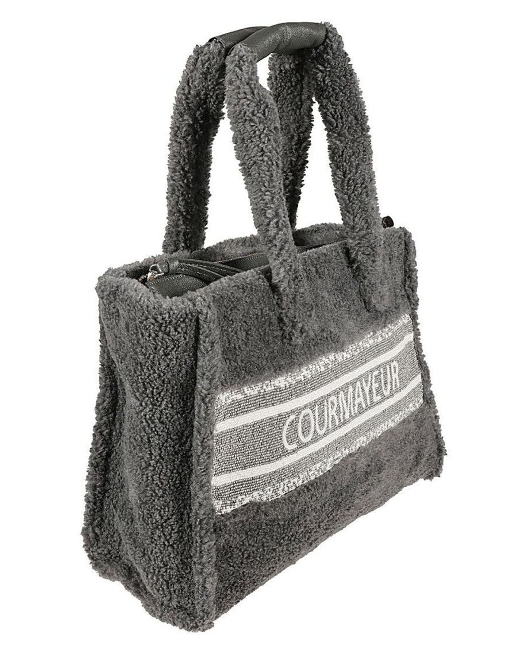 De Siena Gray Courmayeur Top Zip Tote