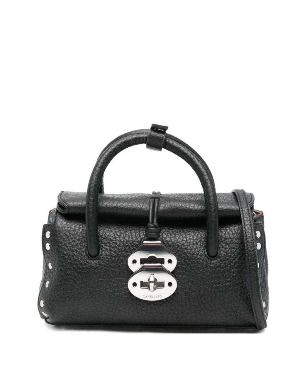 Zanellato Black Dotta Centauro Satchel