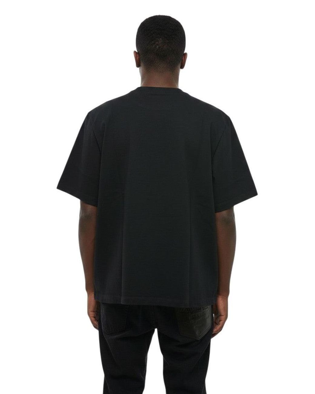 DSquared² Black Logo Loose T-Shirt for men