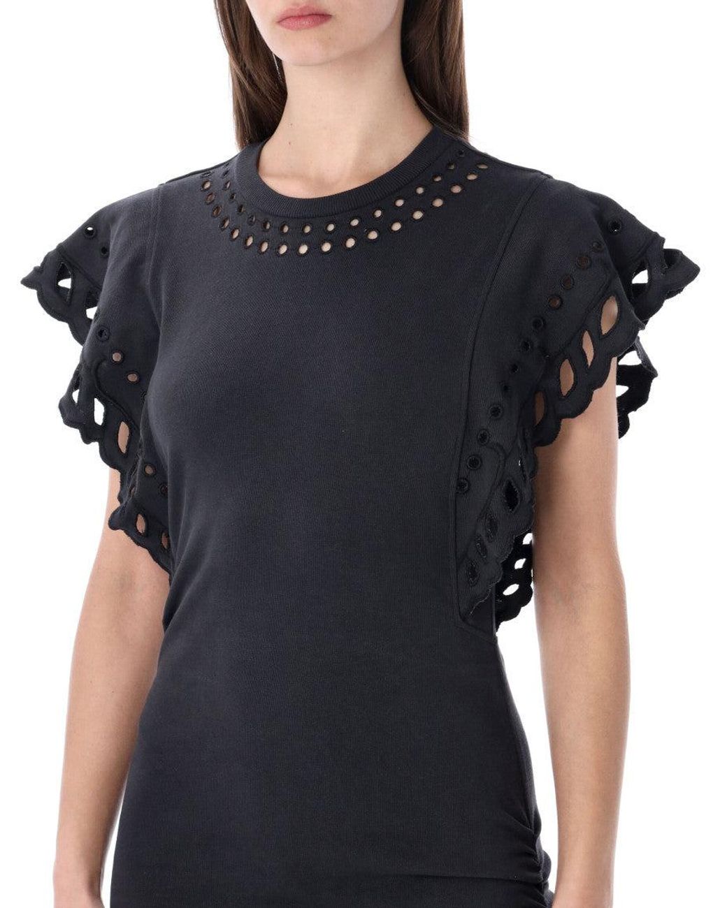 Isabel Marant Blue Orlane Cotton Dress