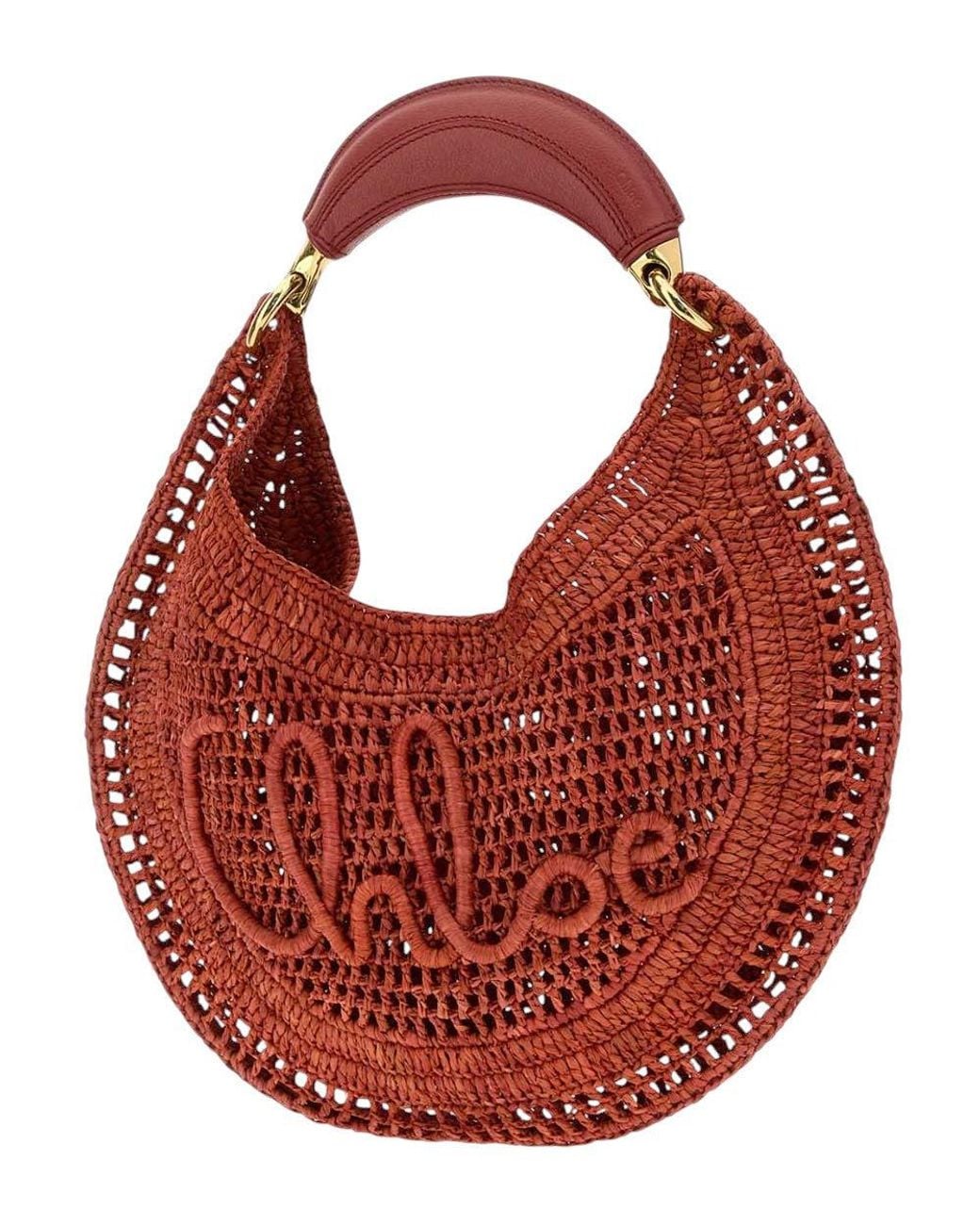 Chloé Red Ginger Summer Banana Large Hobo