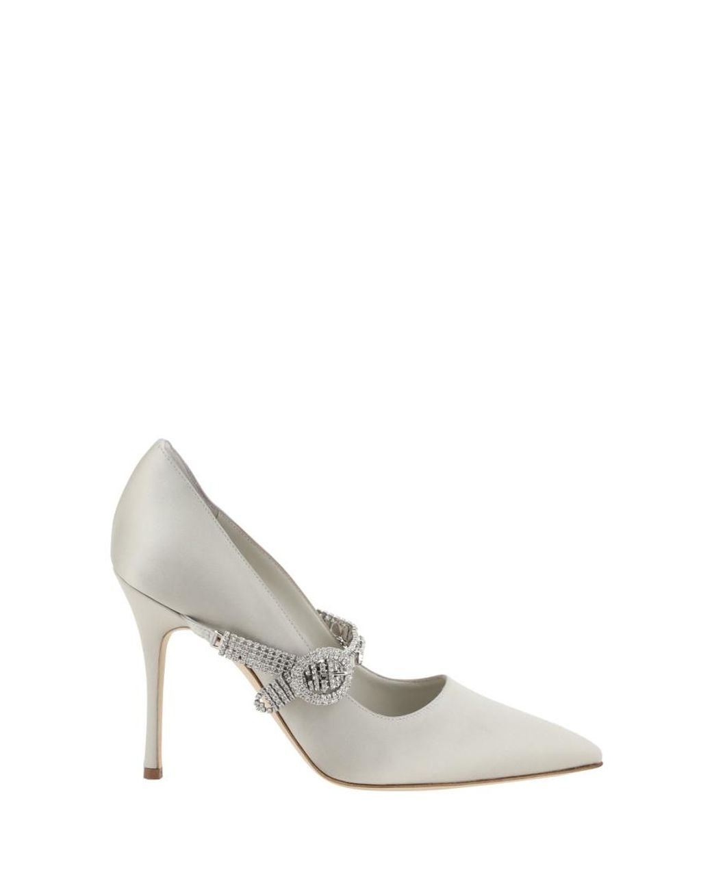 Manolo Blahnik White Pumps