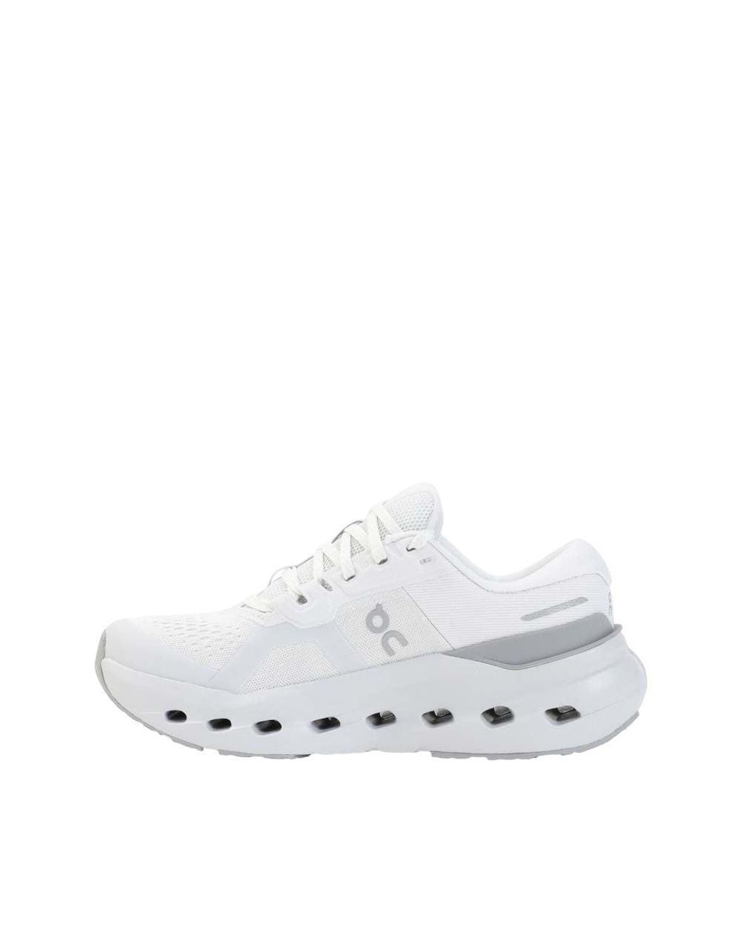 On Shoes White Cloudrunner-3 Sneakers