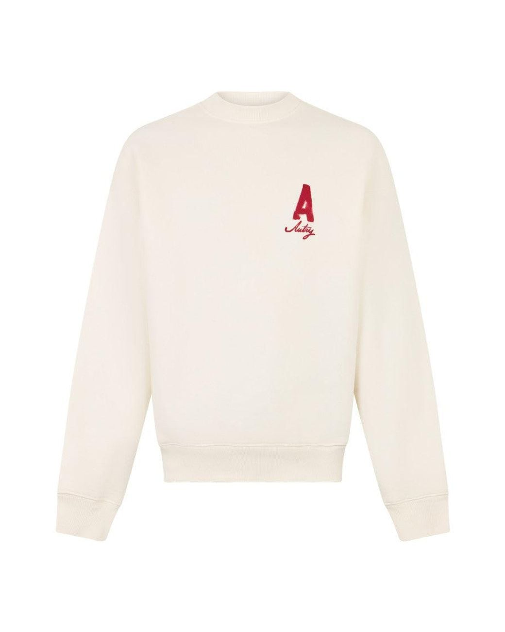 Autry White Off Logo Sweatshirt for men