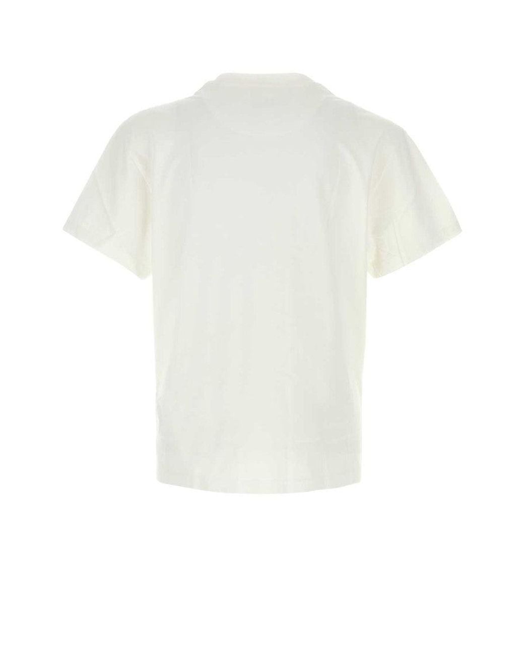 Jil Sander White Solid T-Shirts for men