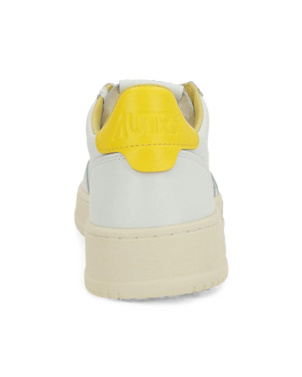 Autry White Medalist Low Sneakers for men