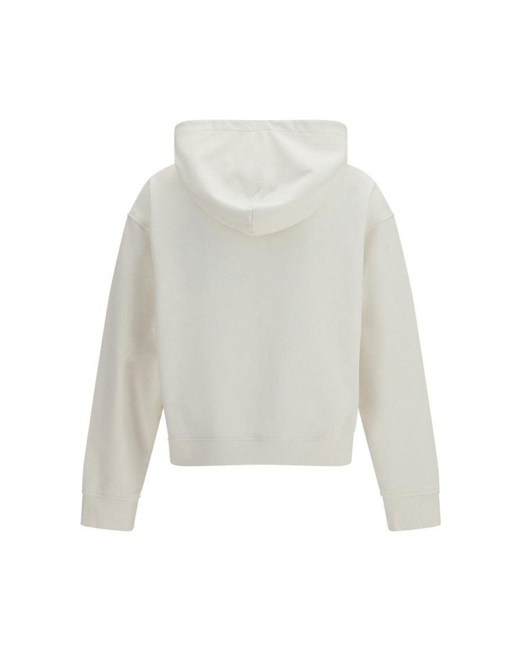 Palm Angels White Off Regular Hoodie for men