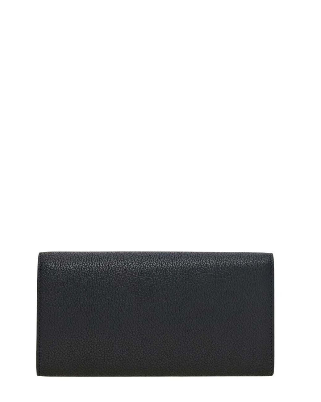 Ferragamo Black Gancini Clutch