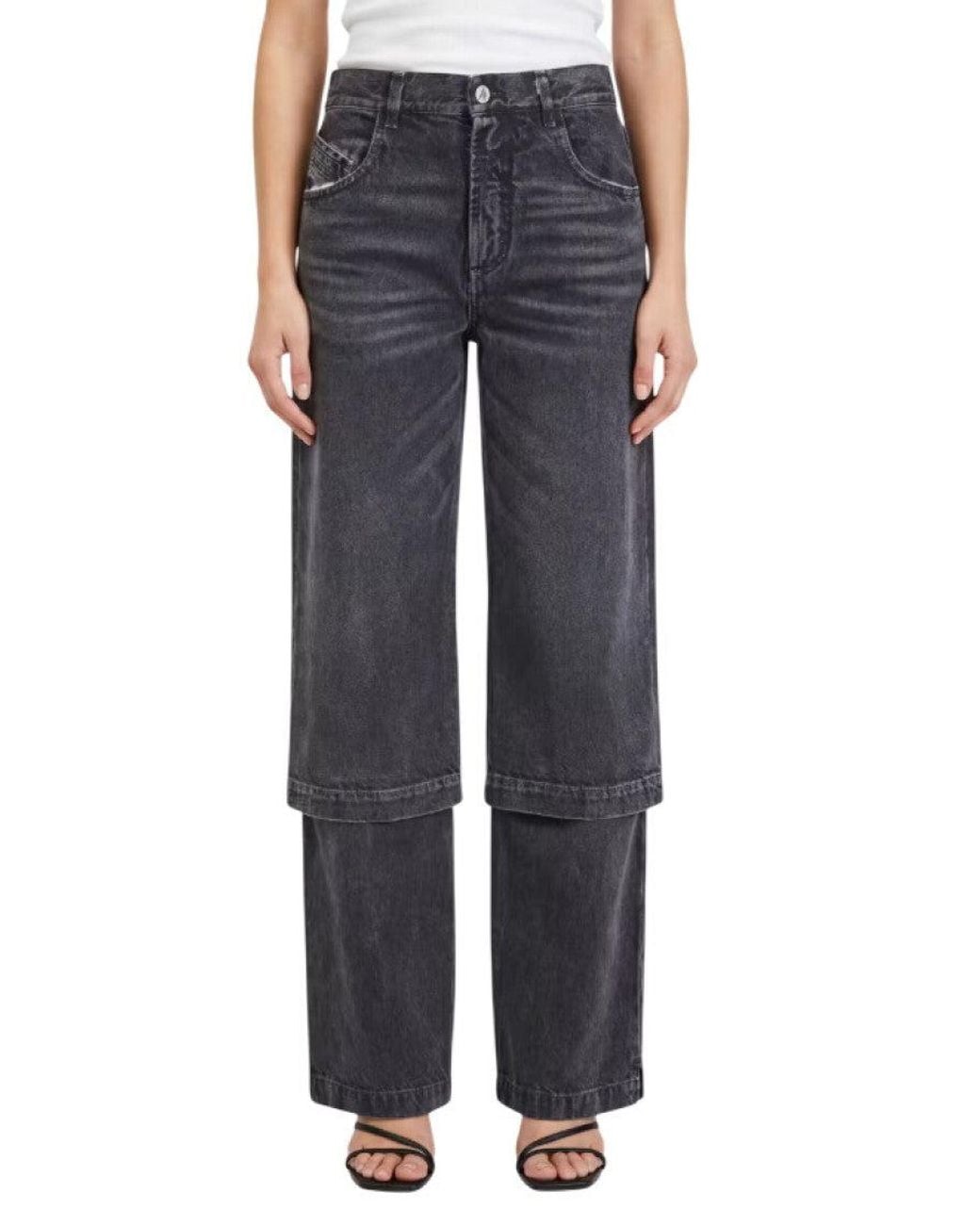 The Attico Blue Relaxed Fit Pants