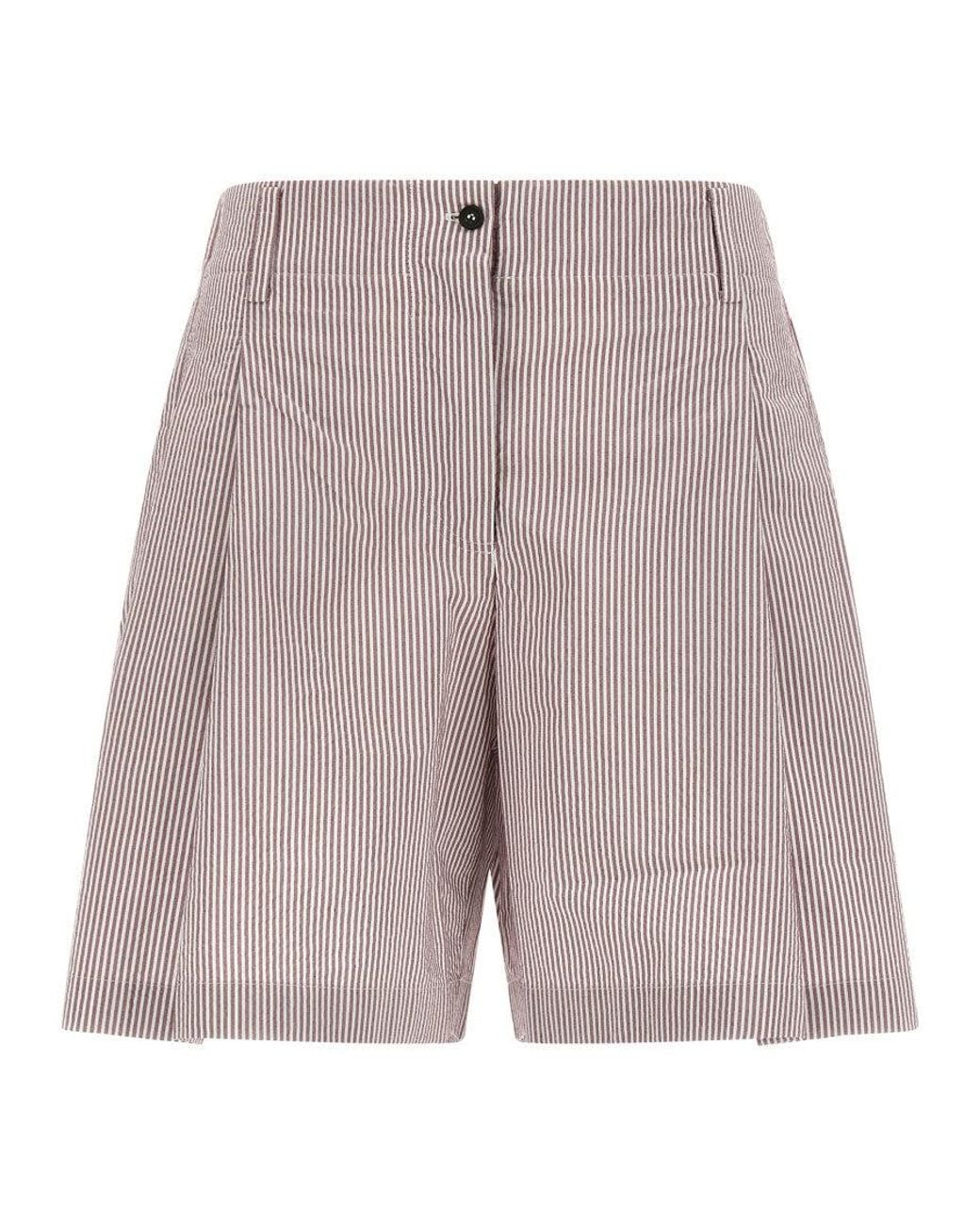 Brunello Cucinelli Gray 'Baggy' Shorts