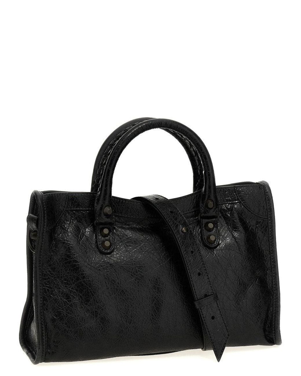 Balenciaga Black Le City Bag Small Satchel