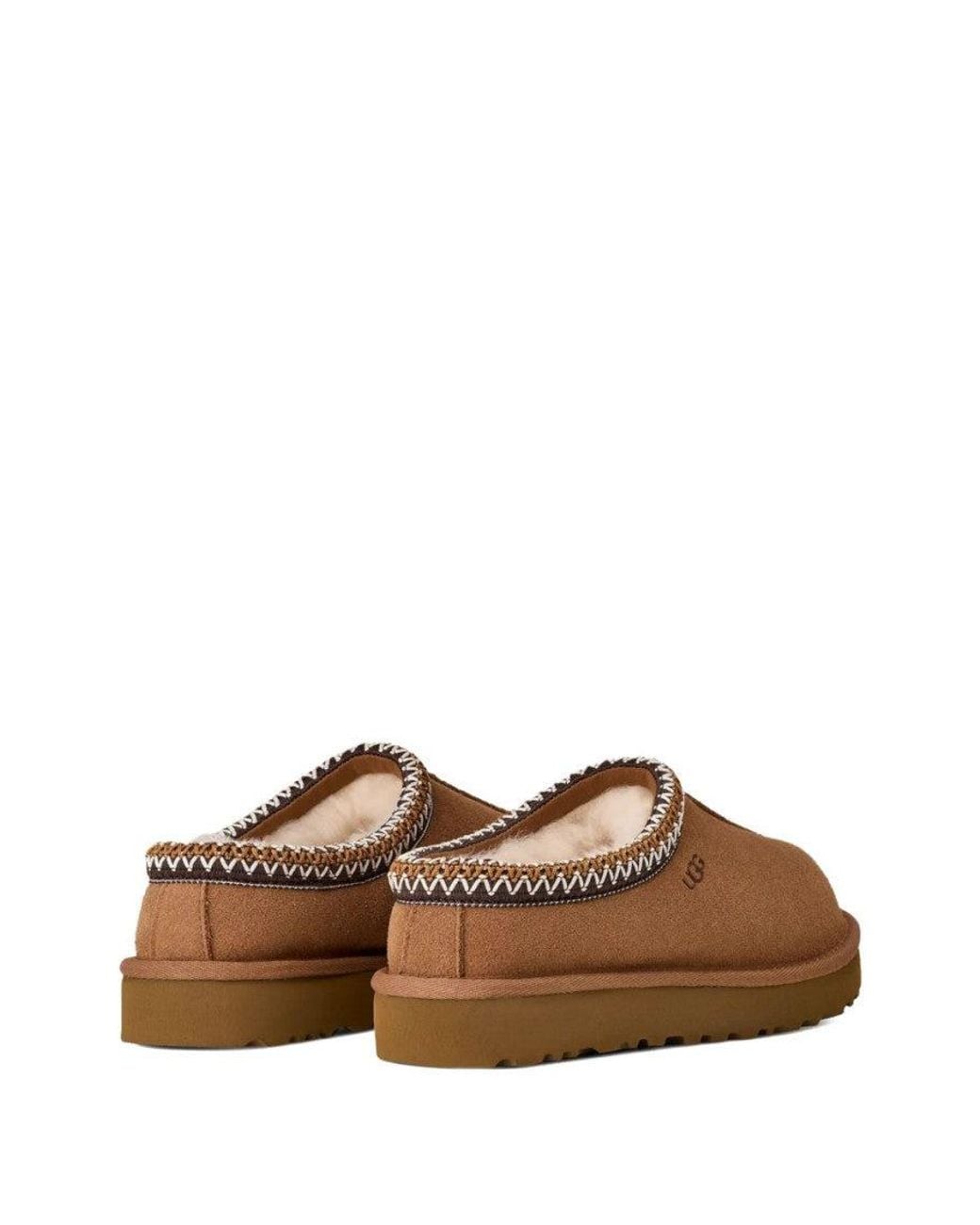 Ugg Brown Suede Logo Slippers