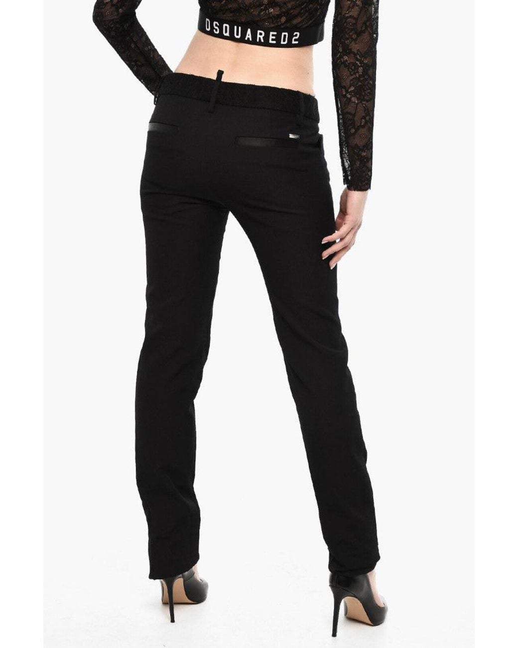 DSquared² Black Slim Fit Pants